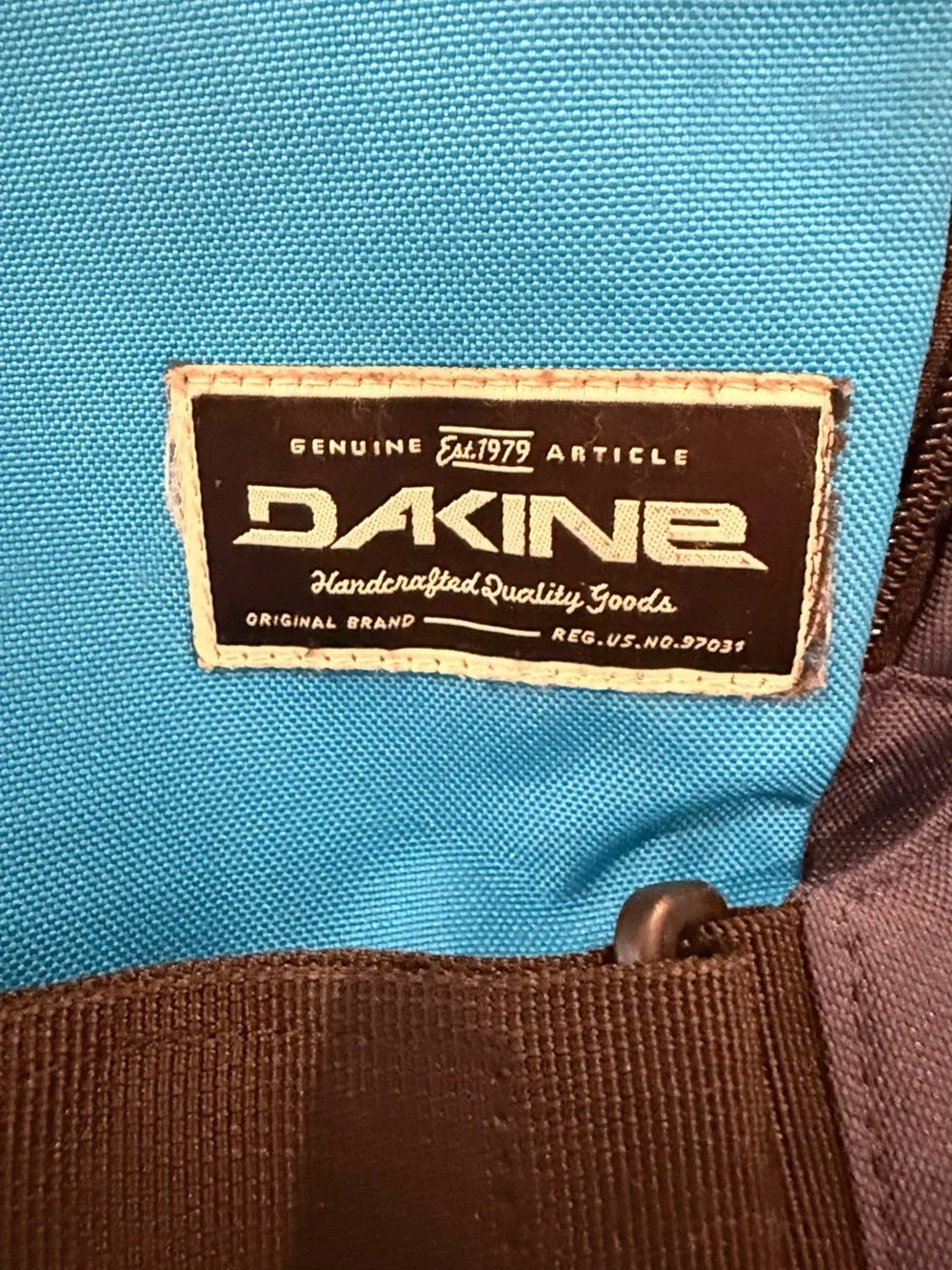 DAKINE Bright Blue and Navy Men's Backpack with Front Strap